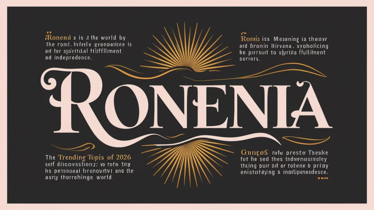 Ronenia