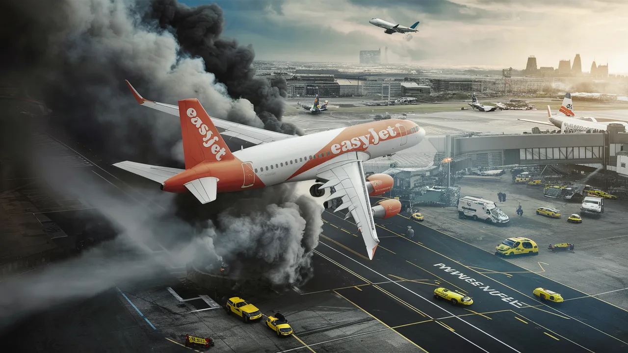 easyjet flight u2238 emergency landing newcastle